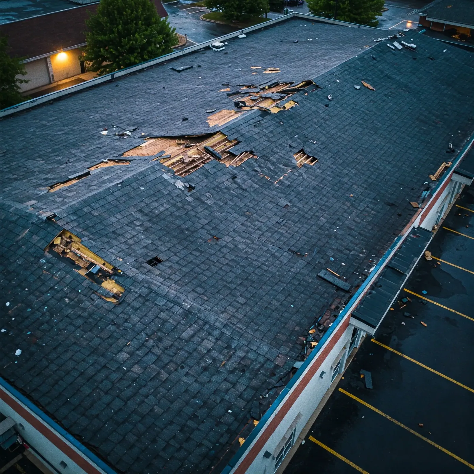 Commercial Roof Seam Failure Repair