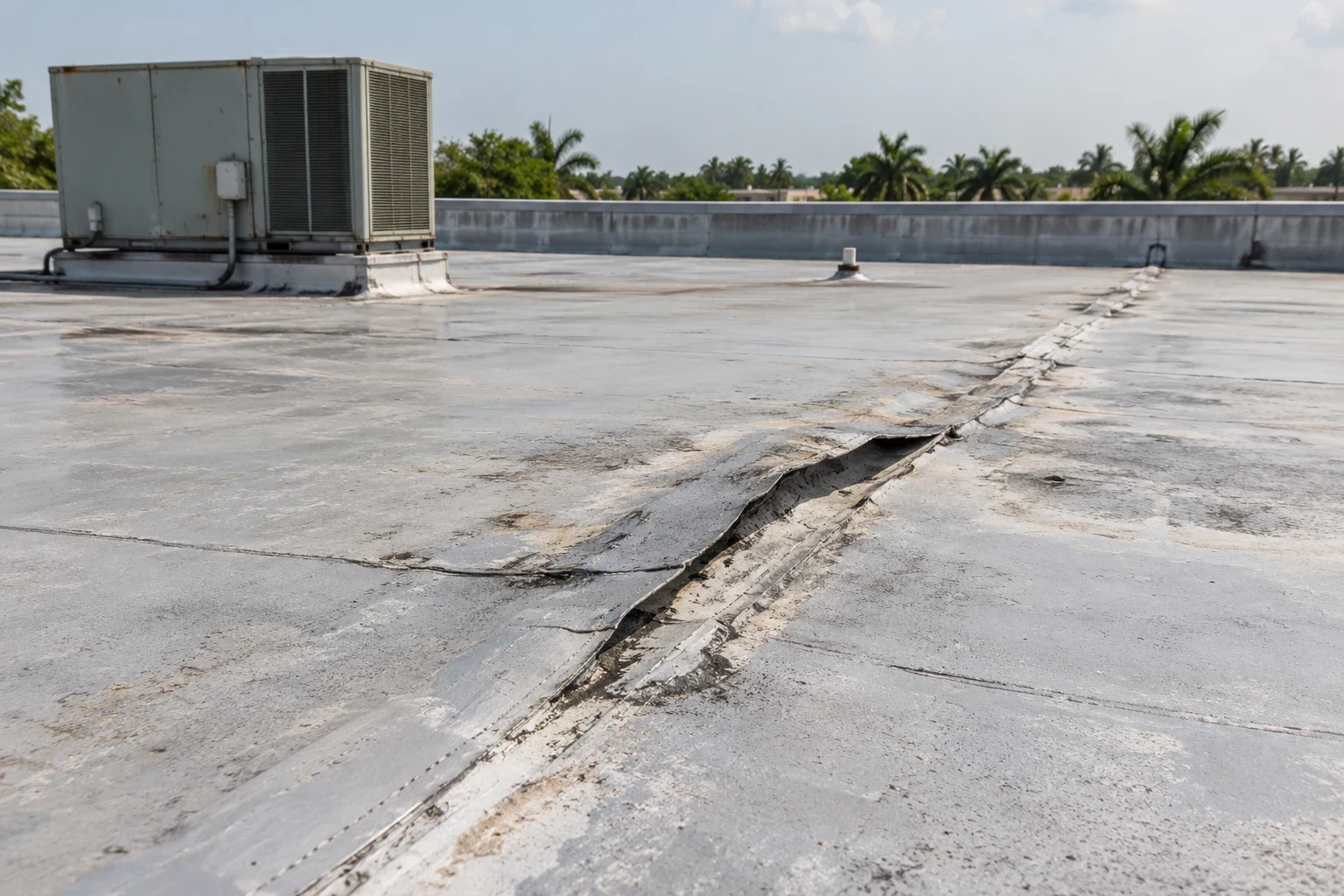 Ponding Water Roof Repair